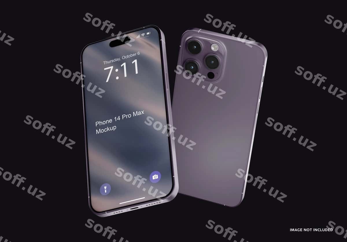 Phone 14 pro max modeli | Phone 14 pro max mockup 1