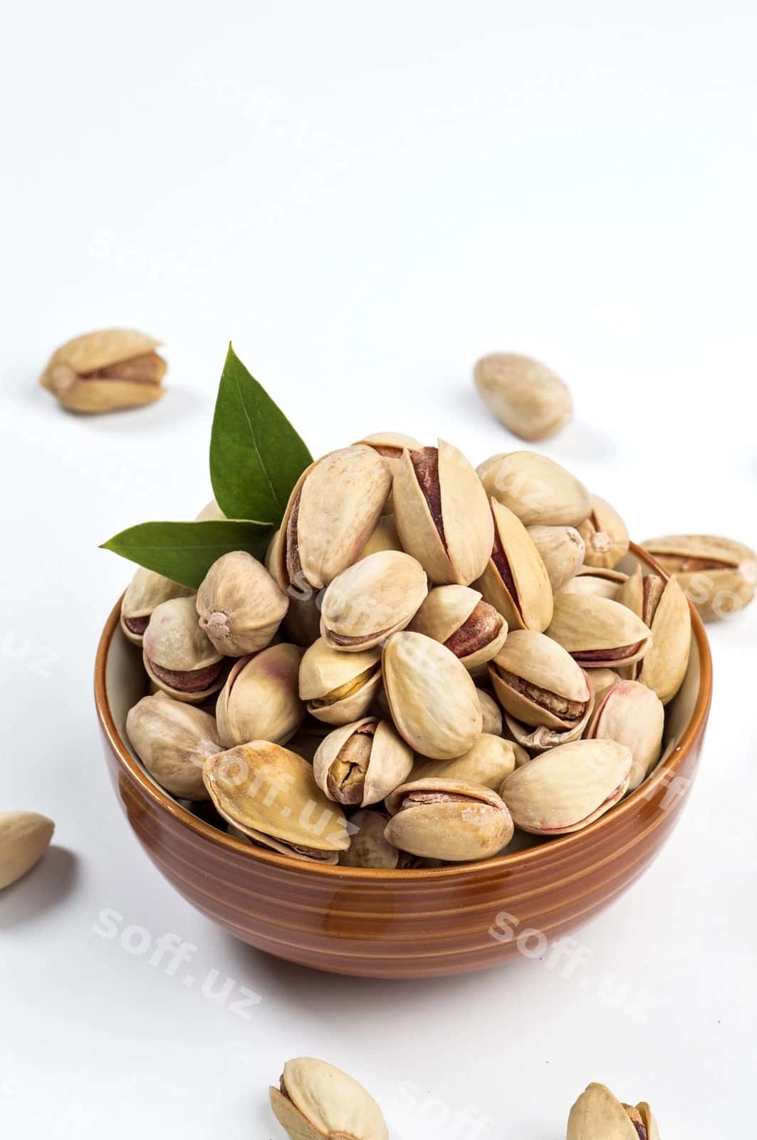 Pistachio oq chaqsoq | Pistachio bowl white 1