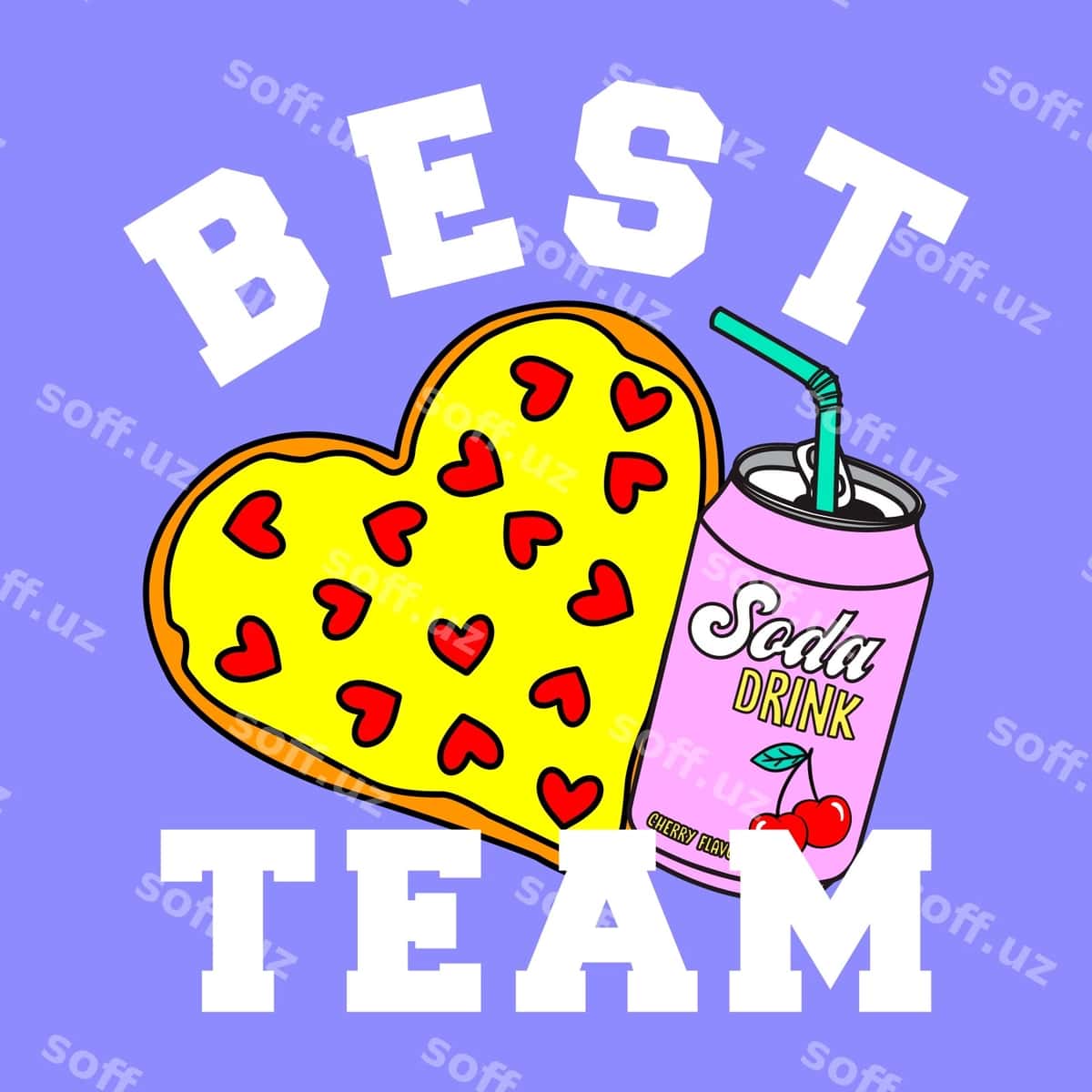 Pitsa soda ichimlik eng yaxshi jamoa | Pizza soda drink best team 1