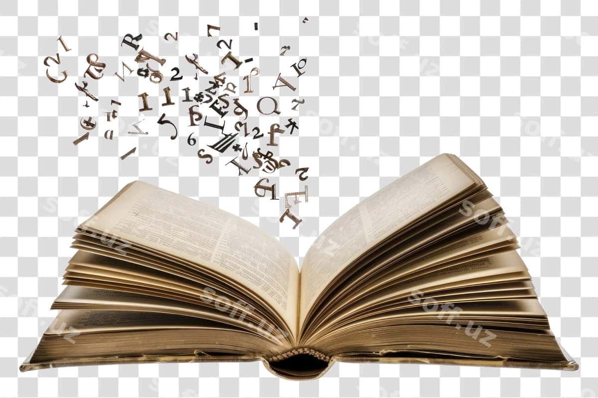 Png alfavit kitobi sahifalar ochiq | Png az alphabet book pages open 1