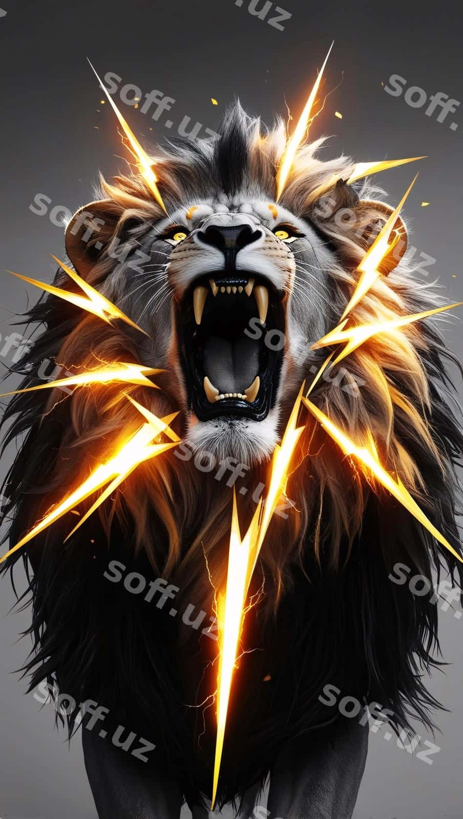Portret sher | Portrait lion 1