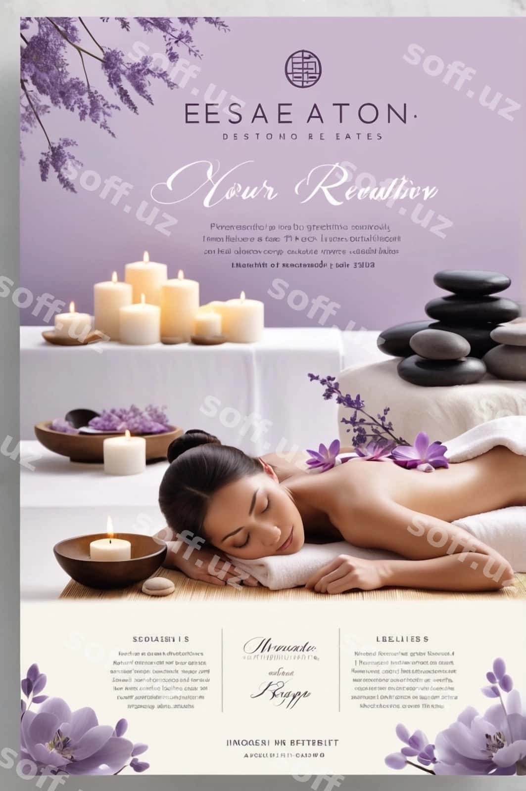Poster hasharot spa | Poster luxury spa 1
