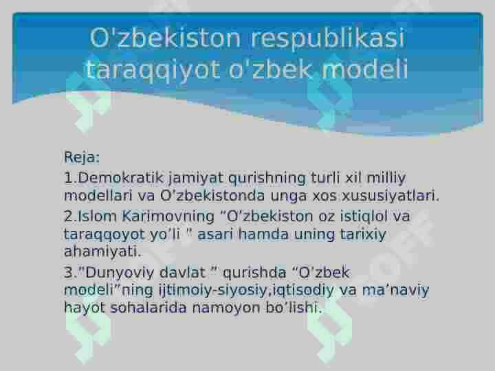 Kafolatlangan xizmat modeli 2
