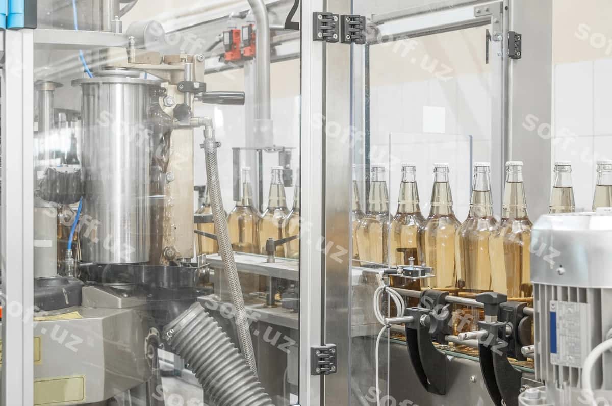 Ishlab chiqarish shisha staklyi fabriki | Production glass bottles factory 1