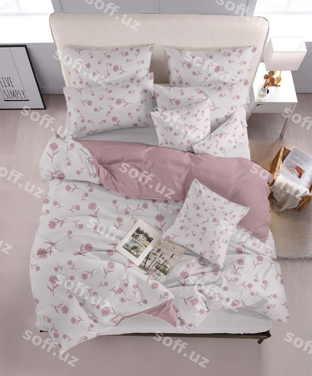 Psd yotoq uchun mo'ljallangan namuna | Psd bedding mockup 1