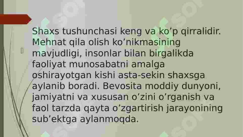 Shaxs haqida umumiy tushuncha 2