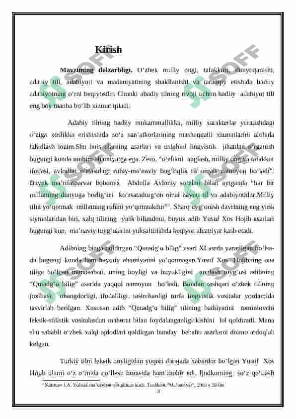 Qutadg‘u bilig asarining leksik xususiyatlari 3