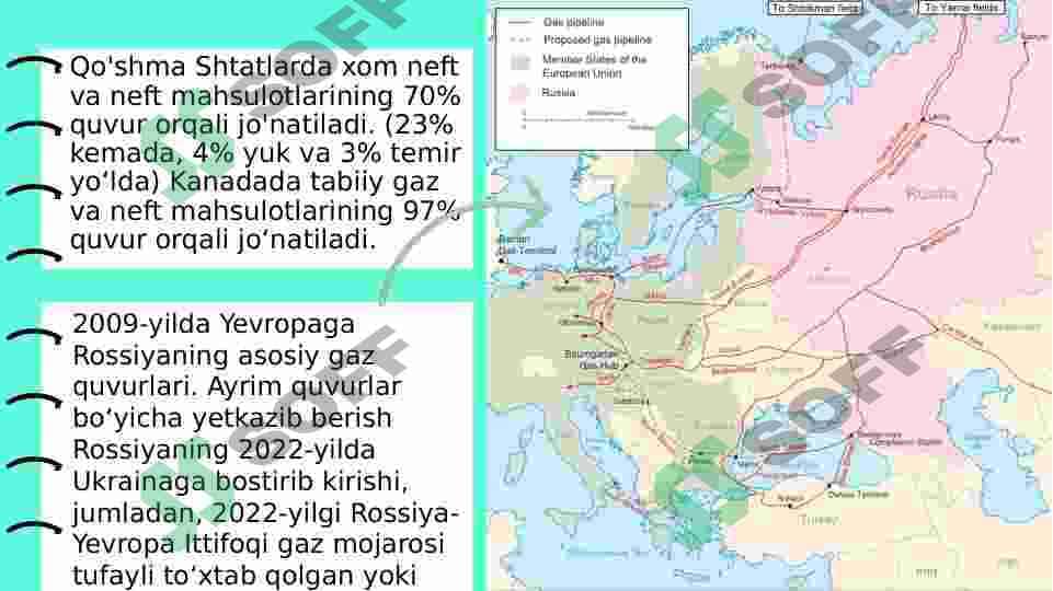 logistikada quvur va elektr energiya  jarayonini tashkil etish 6