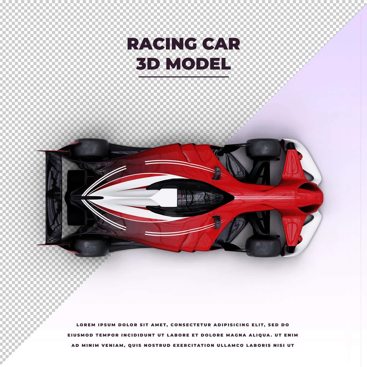 Qizil formula 1 poyga mashinasi | Red formula 1 racing car 1