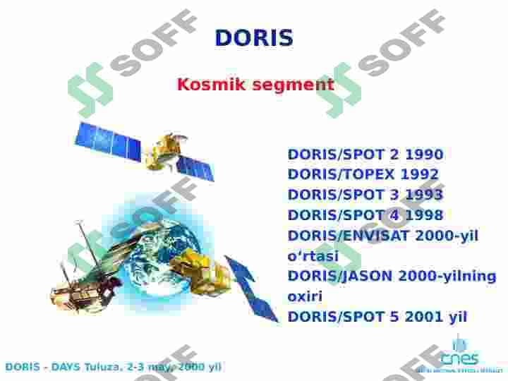 Sun'iy yo'ldosh orqali integratsiyalangan DORIS 3