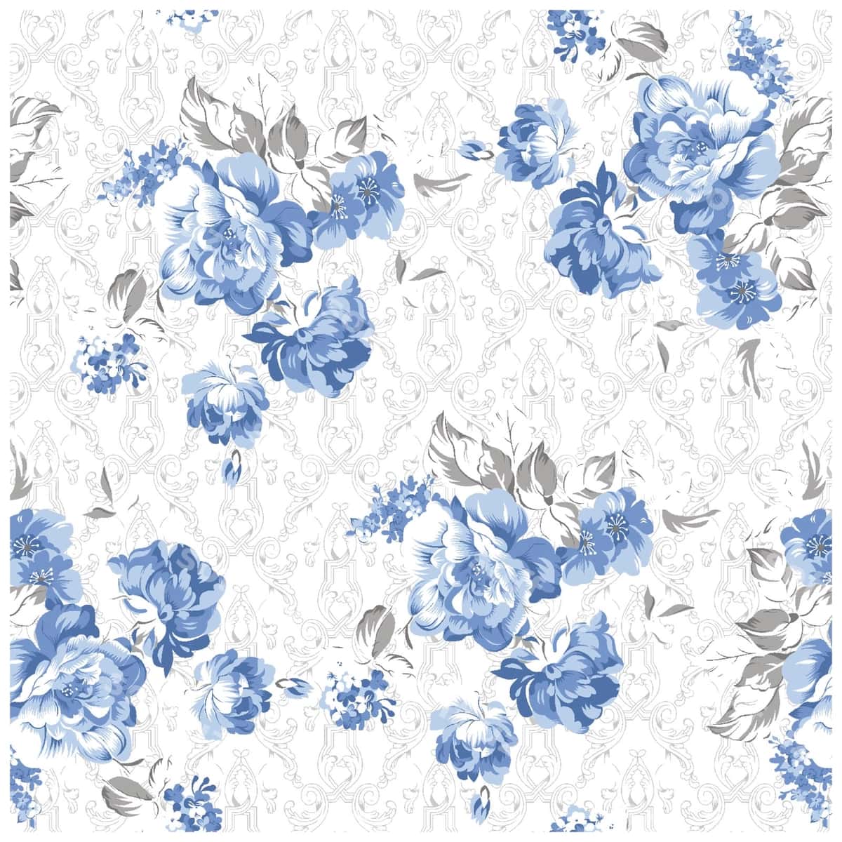 Beshimsiz gulli naqsh | Seamless floral pattern 1