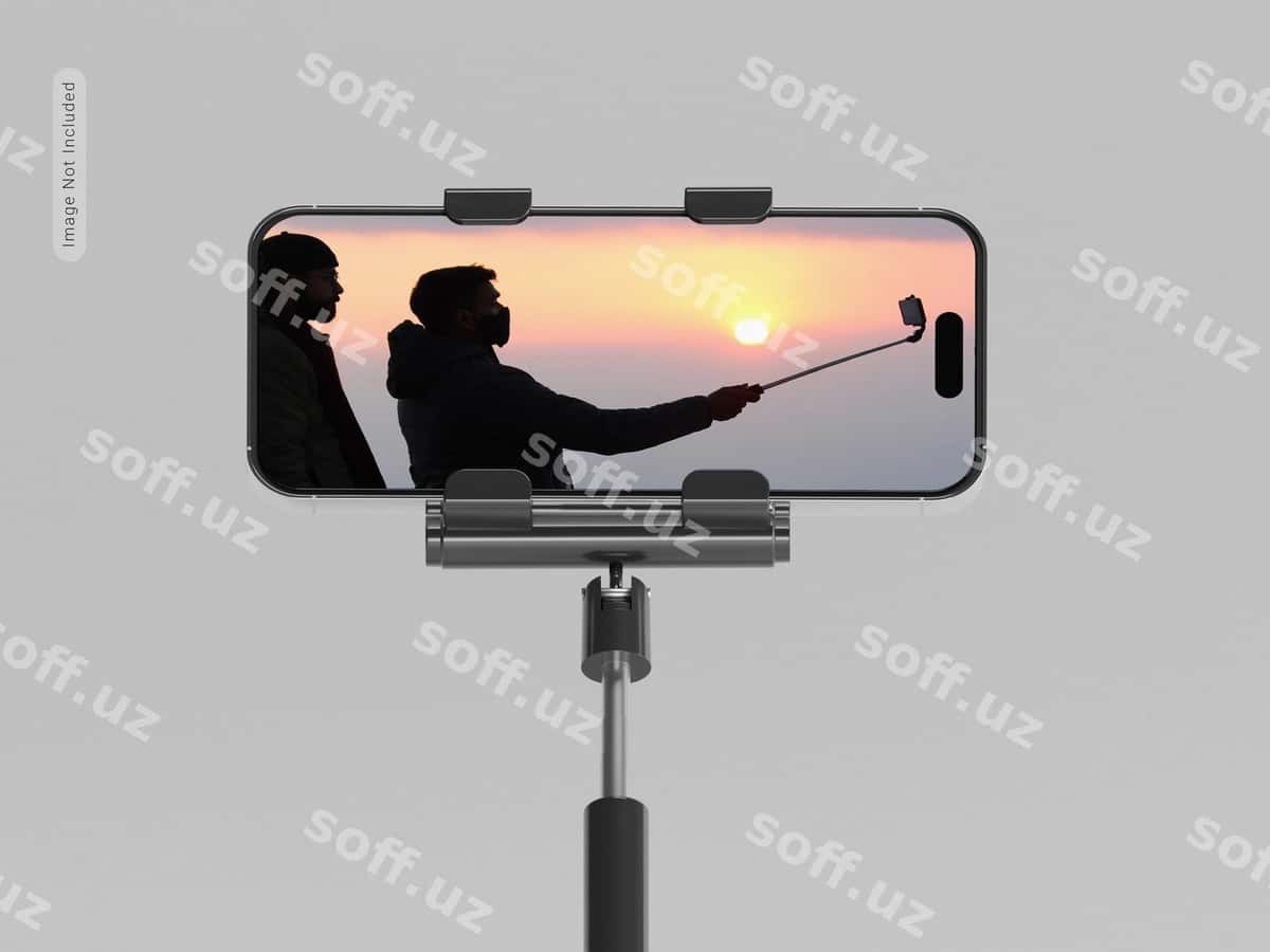 Selfi tayoq maketi | Selfie stick mockup 1