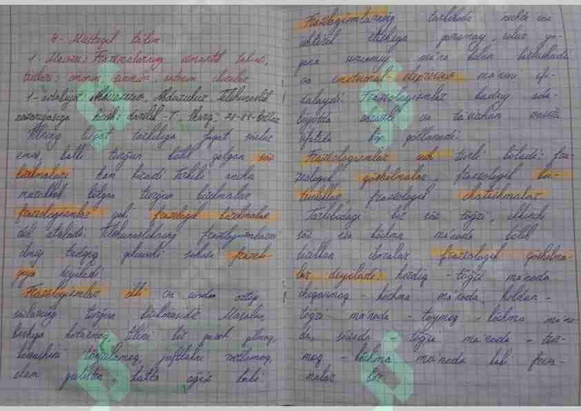 Tilshunoslik nazariyasidan mustaqil ta'lim