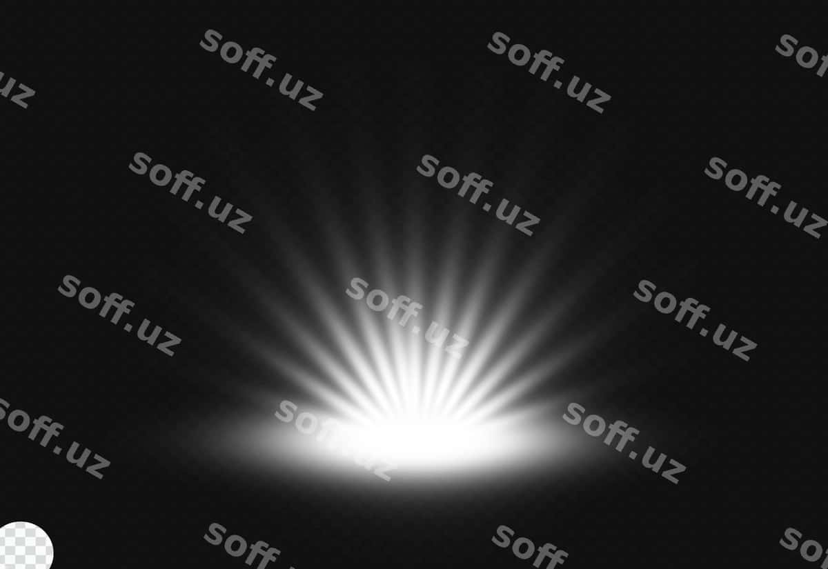 Parqli shamoli sherigʻa yorqinlik effekti | Shiny sparkling sunrise light effect 1