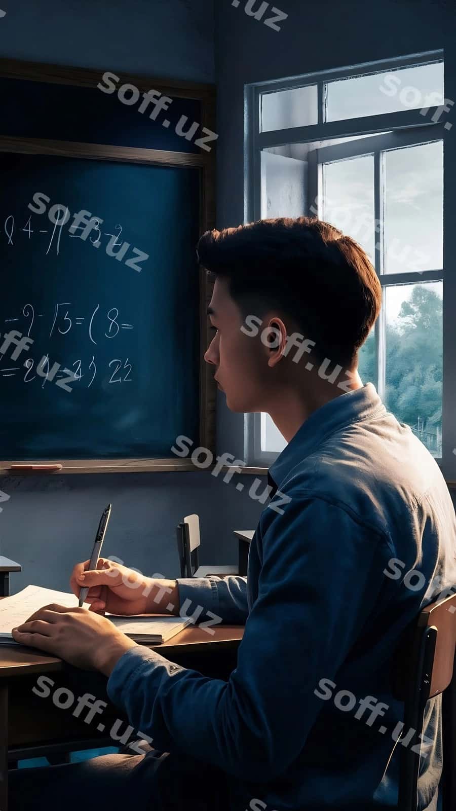 Er qiziqish sinfi Er tomonidan ko'rinish | Side view man classroom 1