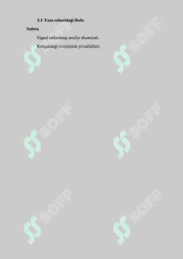 Signallar turlari 3