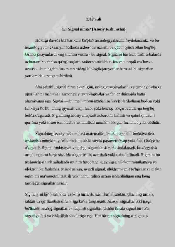 Signallar turlari 4