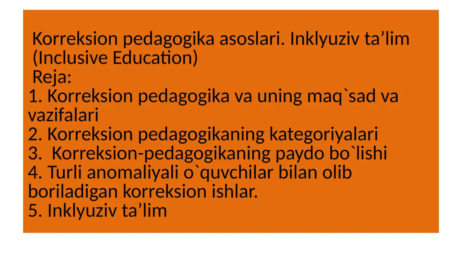Korreksion pedagogika asoslari 1