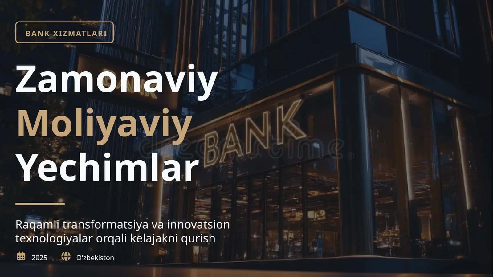 BANK XIZMATLARI 1