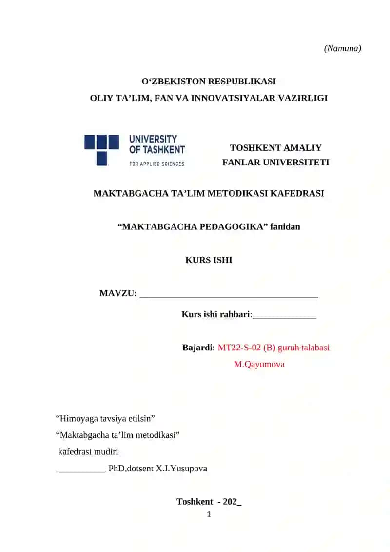 Tashkilotning strategik dasturi va rivojlanish rejasini ishlab chiqish