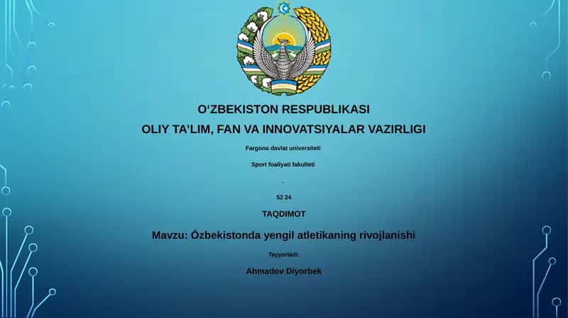O'zbekistonda yengil atletikaning rivojlanishi 1