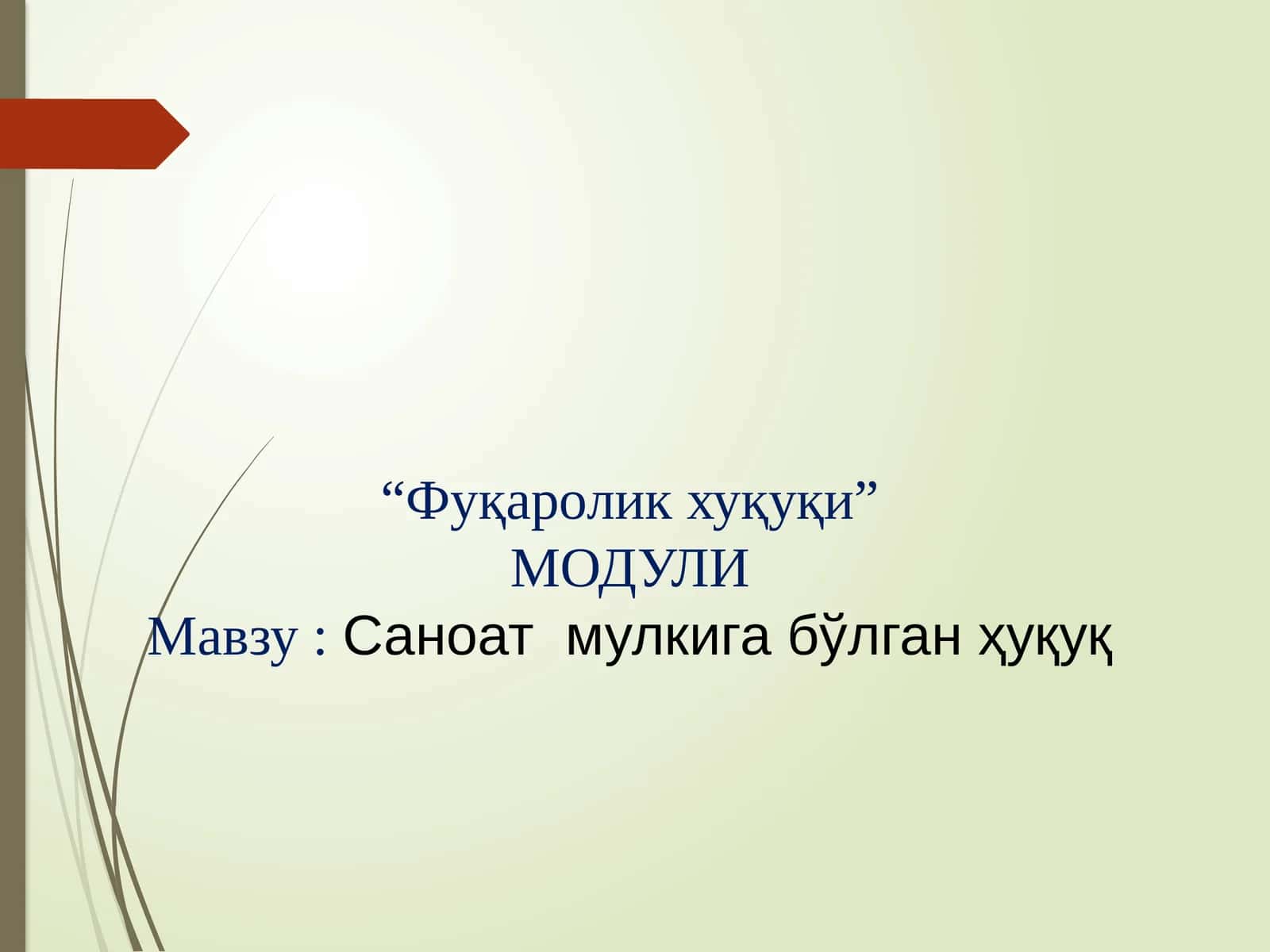 Фуқароликхуқуқи 1
