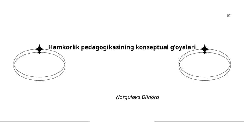 Hamkorlik pedagogikasining konseptual g'oyalari 1