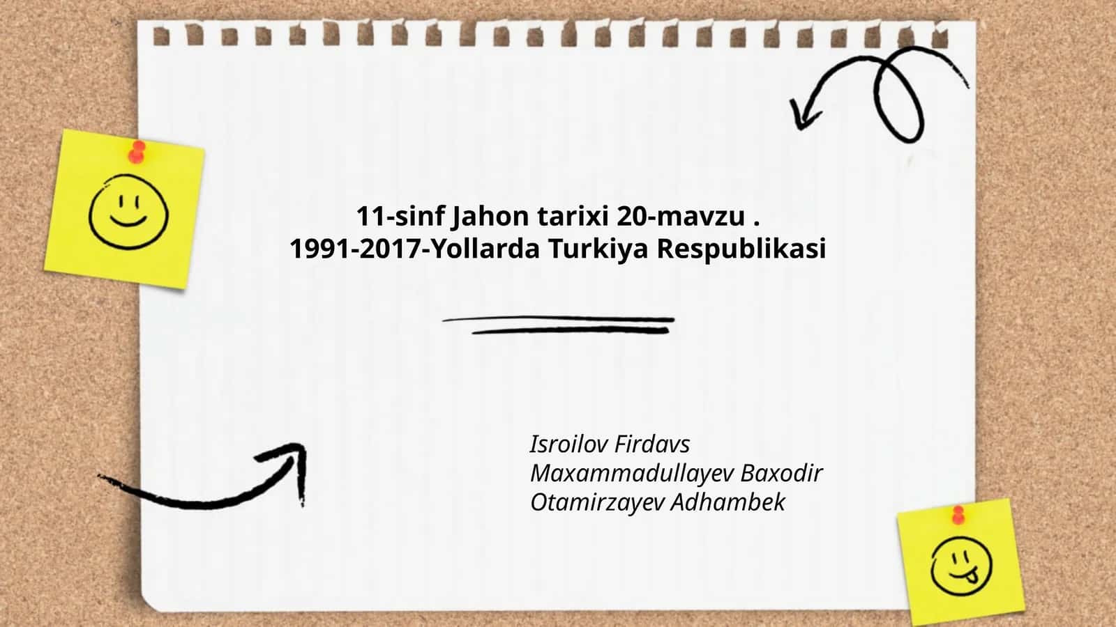 11-sinf Jahon tarixi 20-mavzu 1