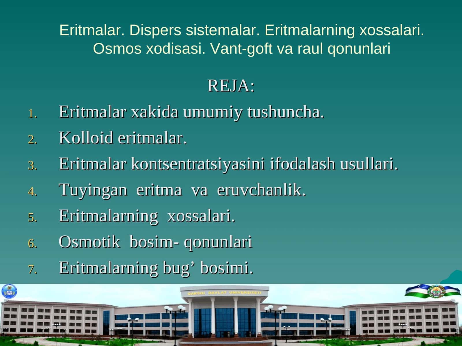 Eritmalar haqida umumiy tushuncha 1