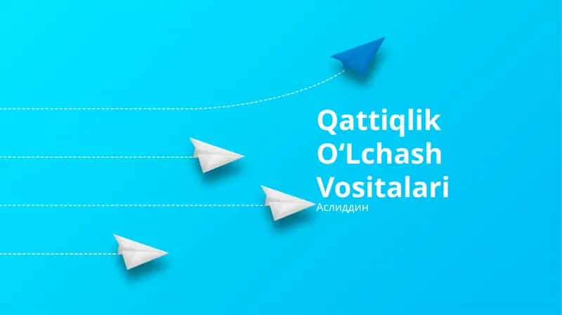 Qattiqlik OʻLchash Vositalari 1