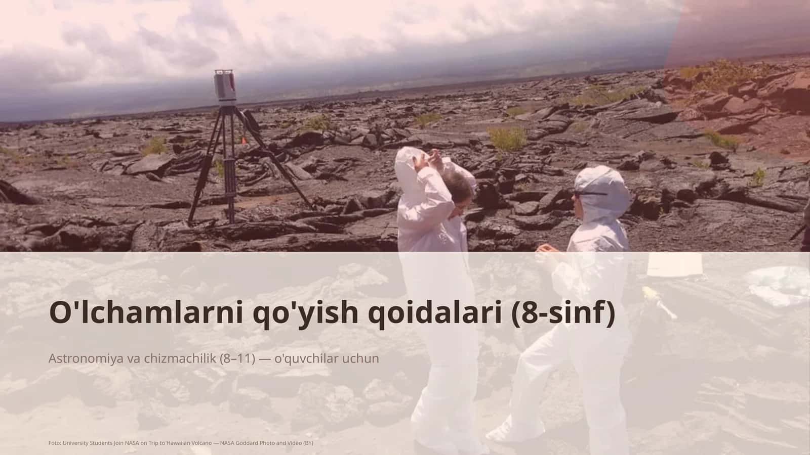 O'lchamlarni qo'yish qoidalari (8-sinf) 1