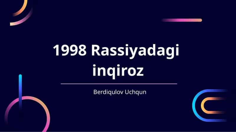 1998 Rassiyadagi inqiroz 1