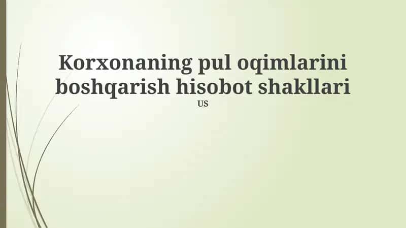 Daromadlar hisoboti 1