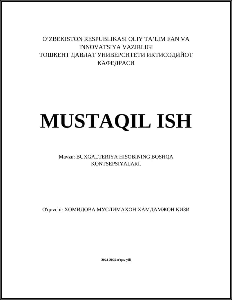Buxgalteriya balansi 1