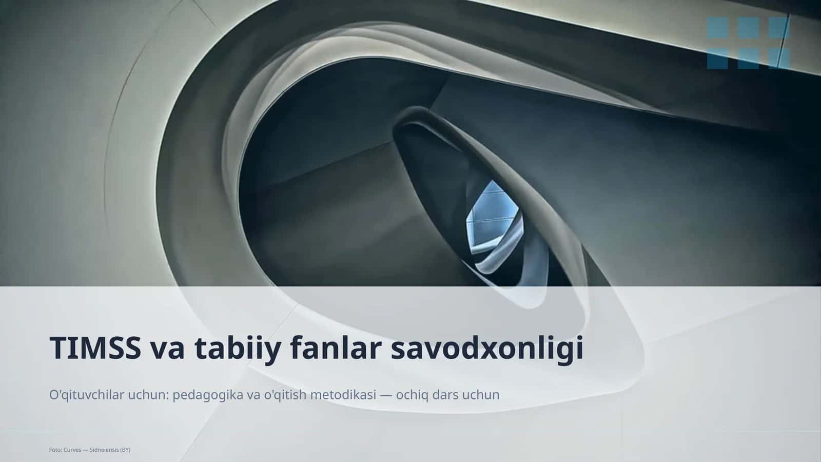 TIMSS va tabiiy fanlar savodxonligi 1