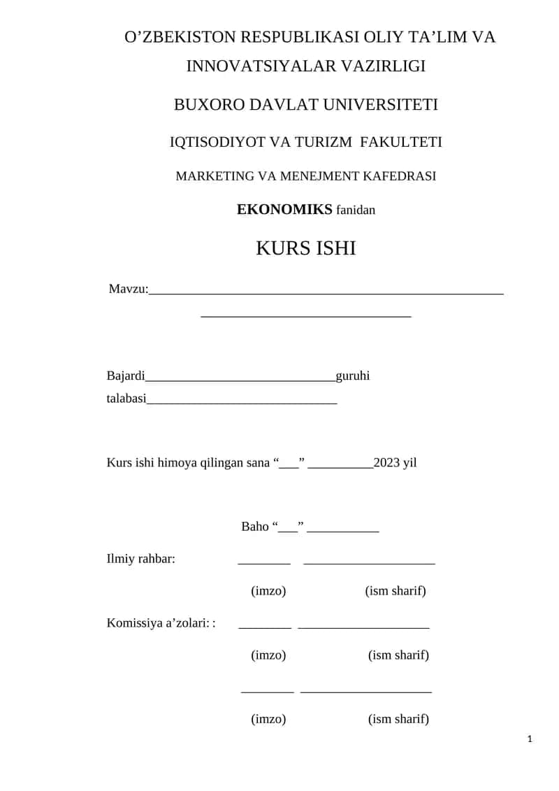 Tashqi Savdo Geografiyasi 1