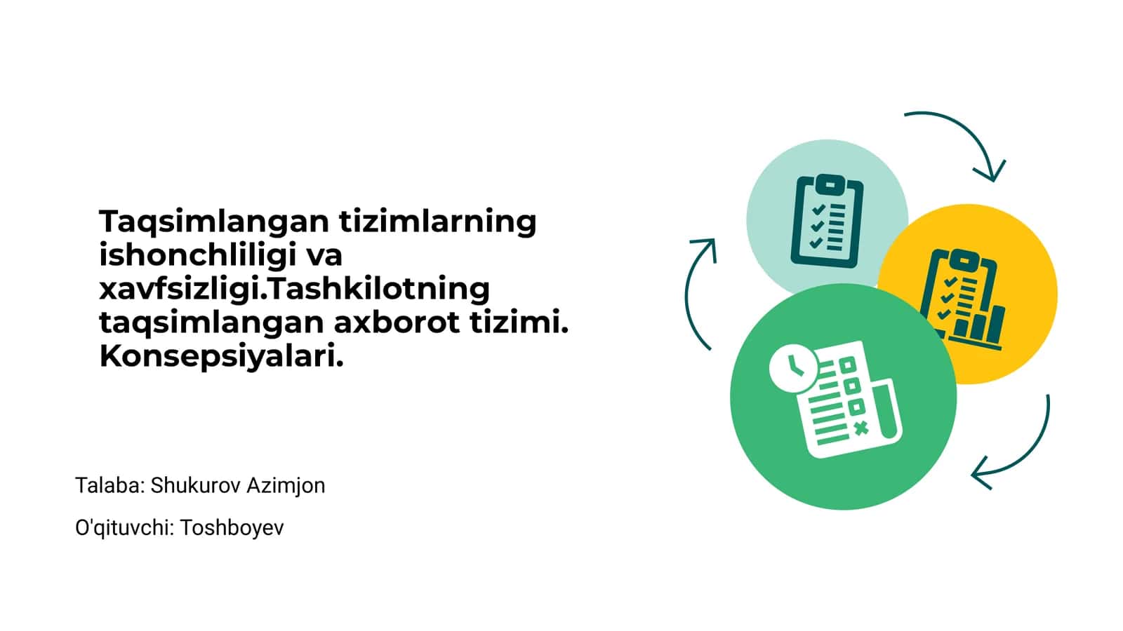Taqsimlangan Tizimlar Nima? 1