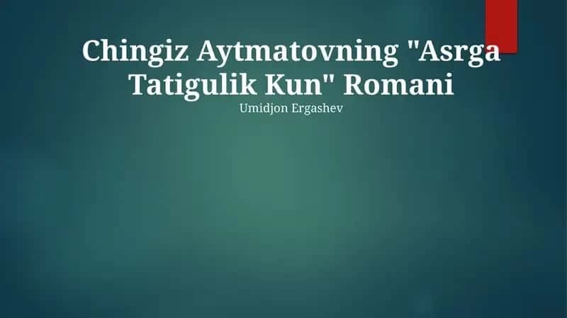 Asrga Tatigulik Kun 1