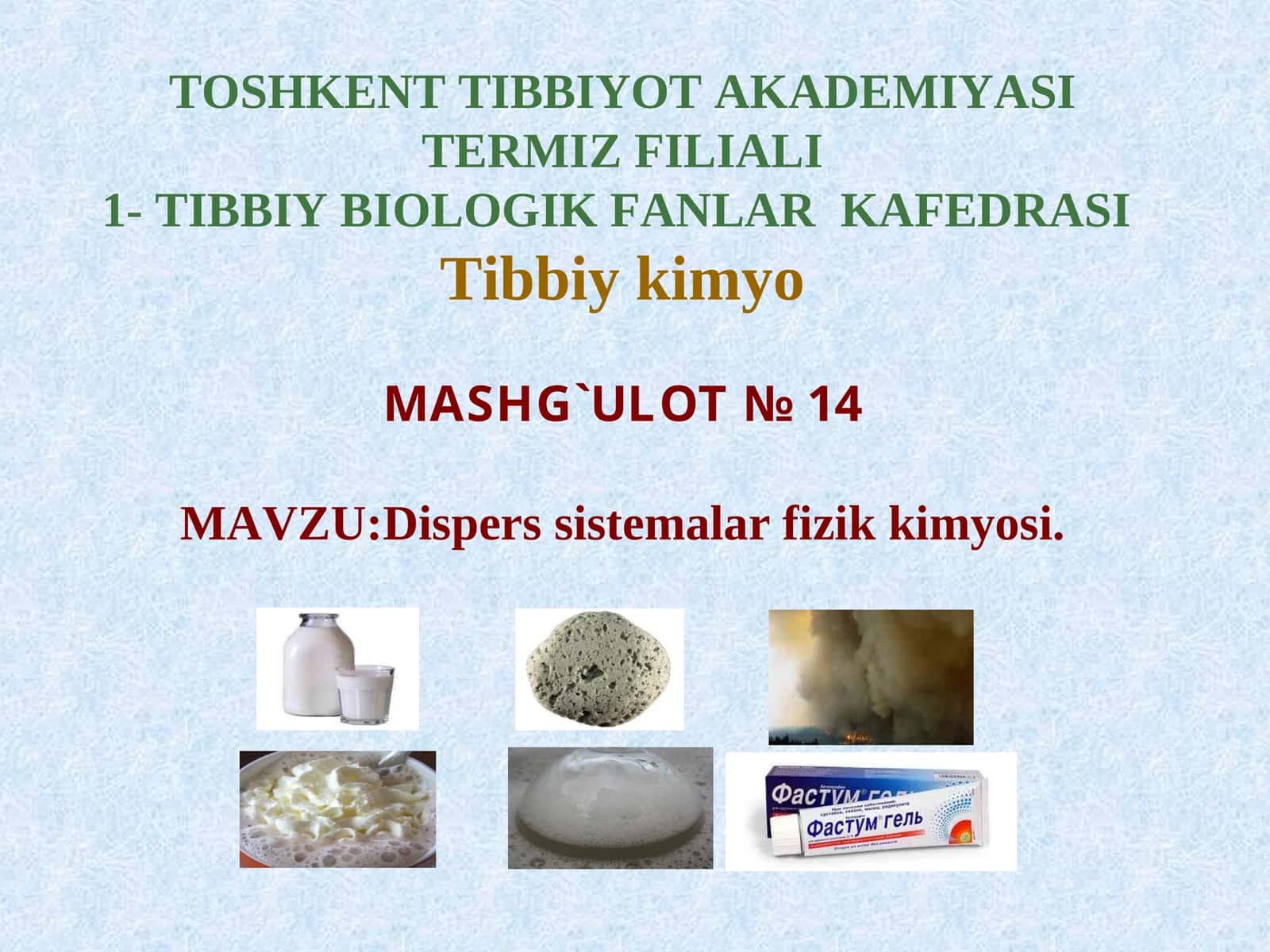 Dispers sistemalar 1
