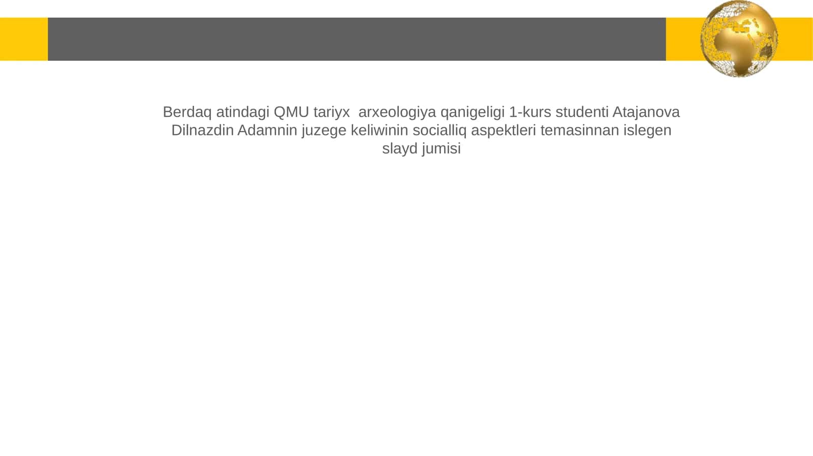 QMU tariyx arxeologiya qanigeligi 1-kurs 1