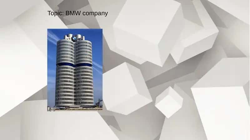 BMW Company 1