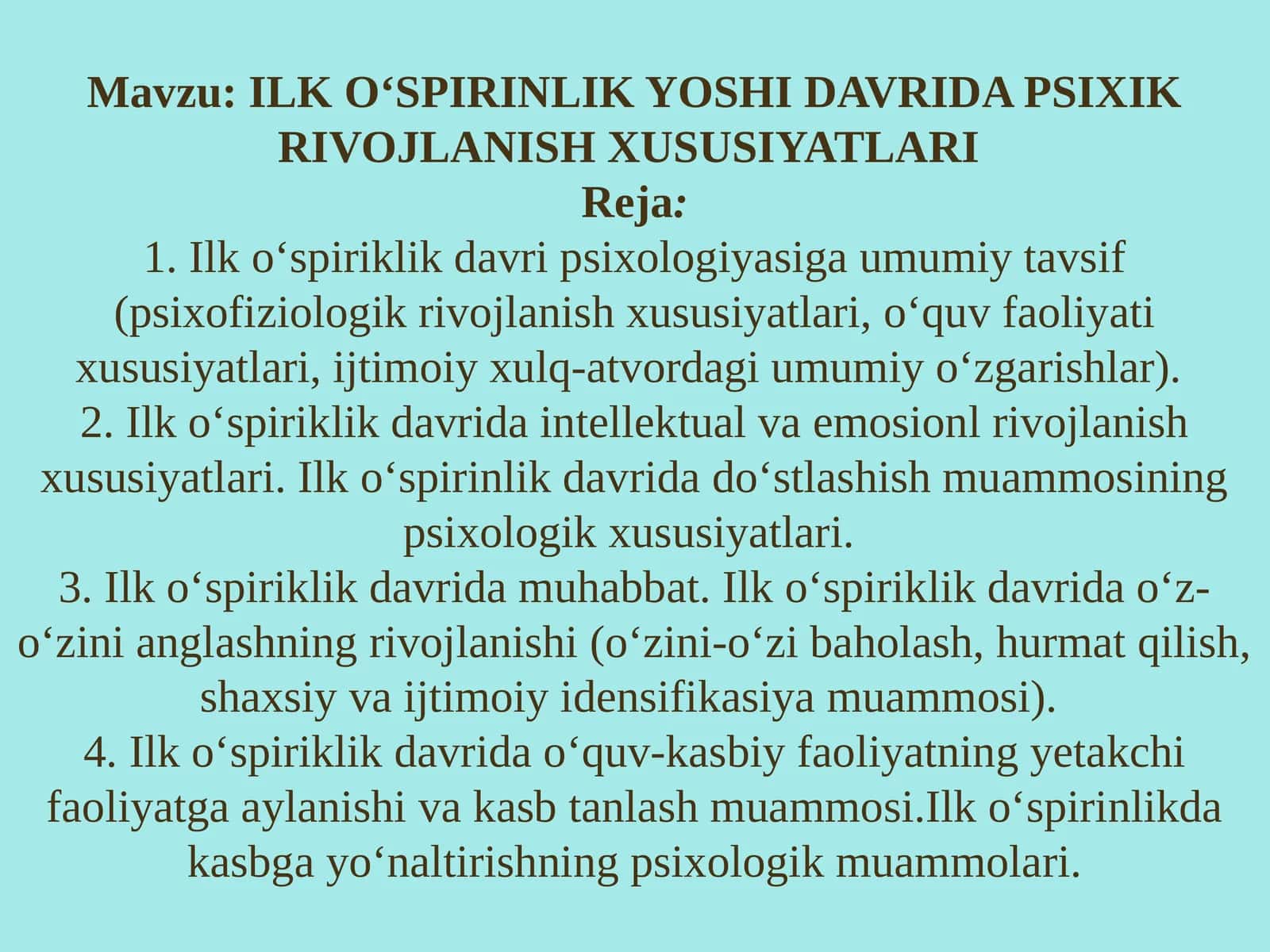 ILK O‘SPIRINLIK YOSHI DAVRIDA PSIXIK RIVOJLANISH XUSUSIYATLARI 1