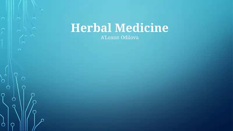 Herbal Medicine 1