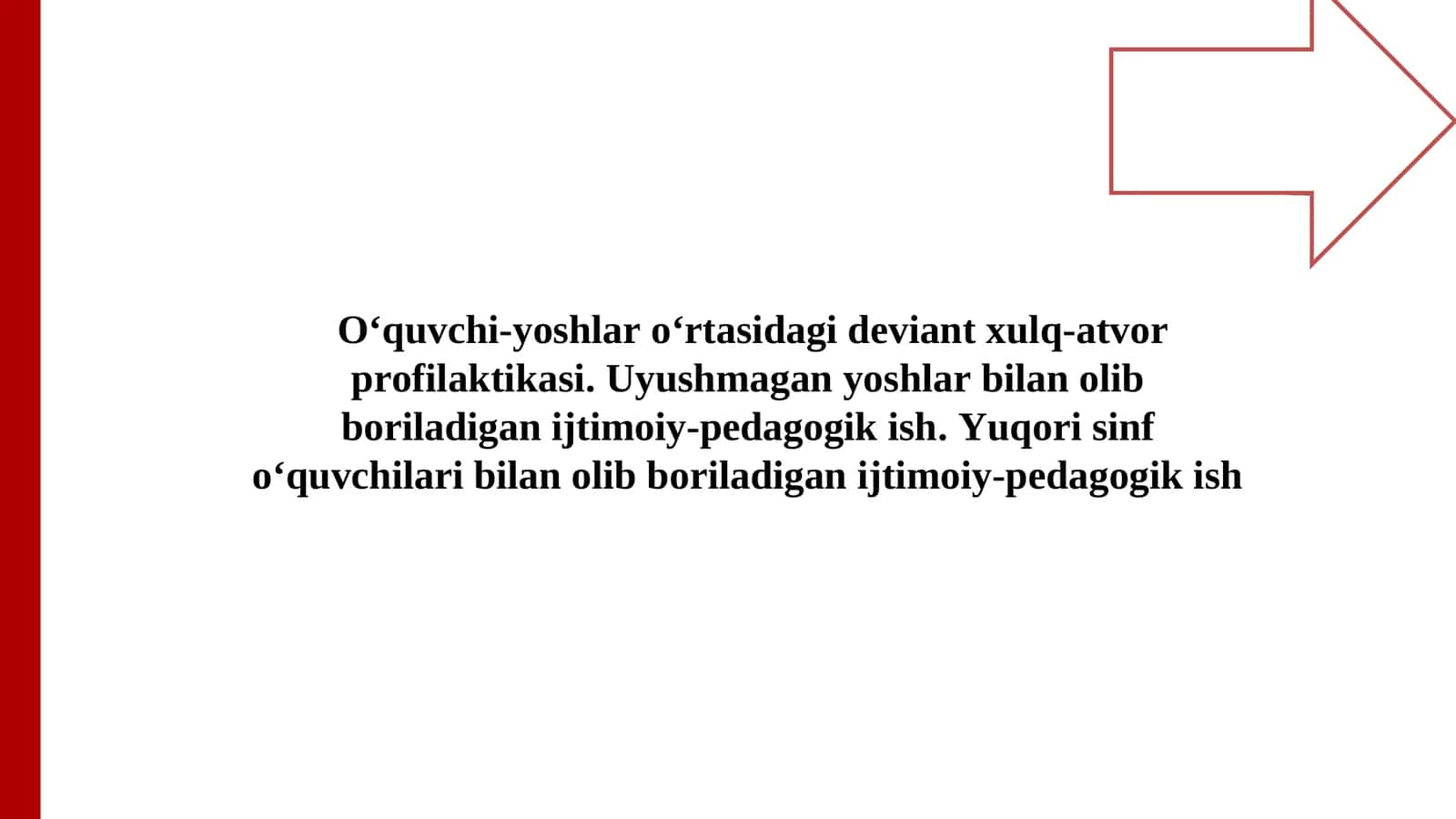 O‘quvchi-yoshlar o‘rtasidagi deviant xulq-atvor profilaktikasi 1