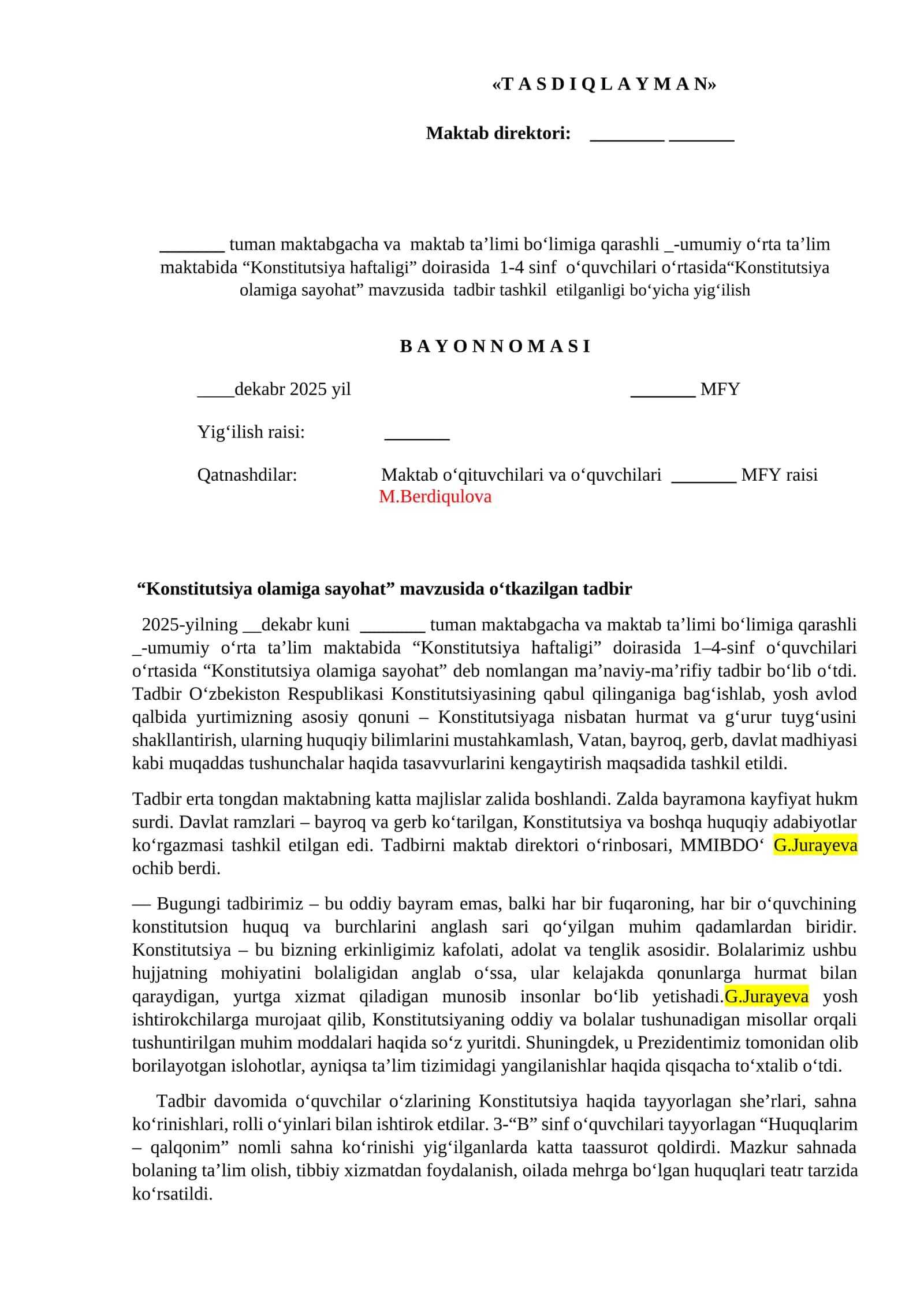 Konstitutsiya Haftaligi 1