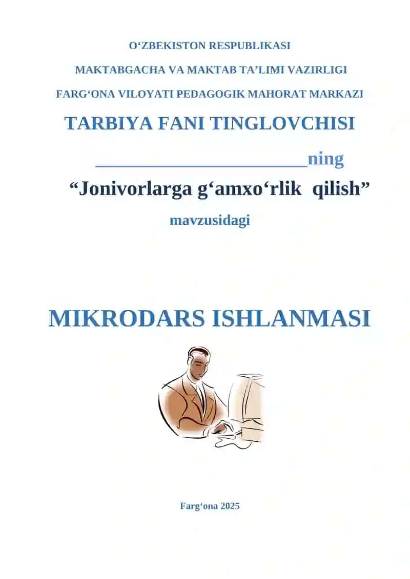 Jonivorlarga gʻamxoʻrlik qilish