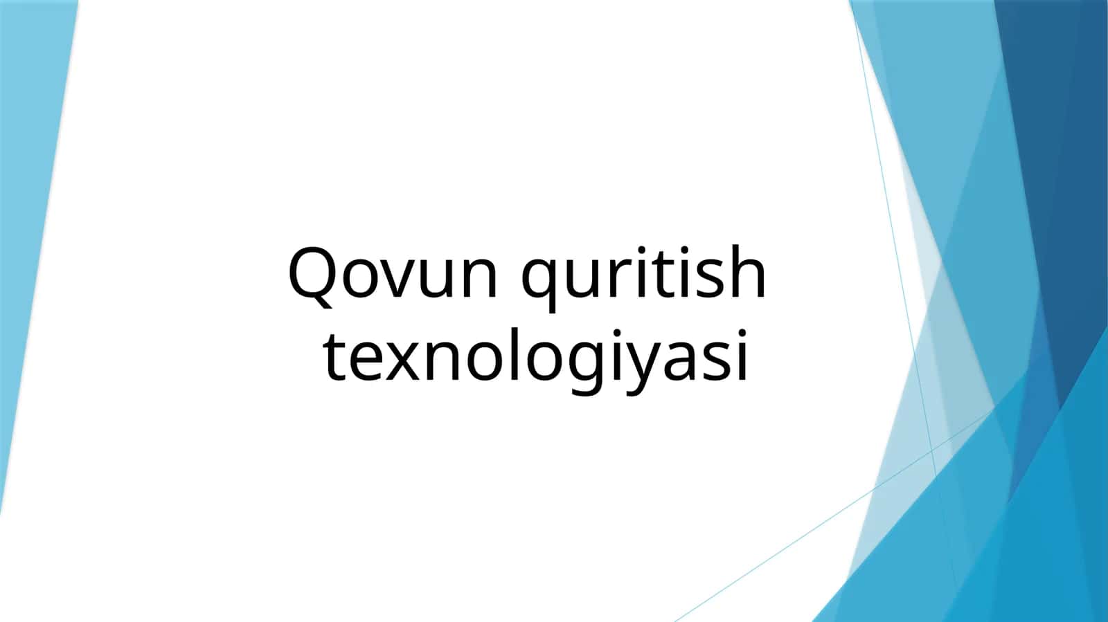 Qovun quritish texnologiyasi 1