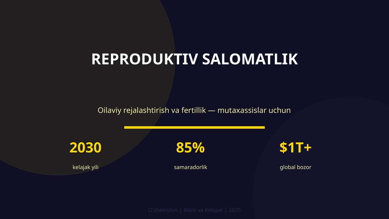 Reproduktiv salomatlik 1