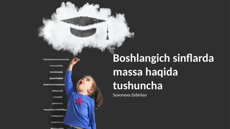 Boshlangich sinflarda massa haqida tushuncha 1