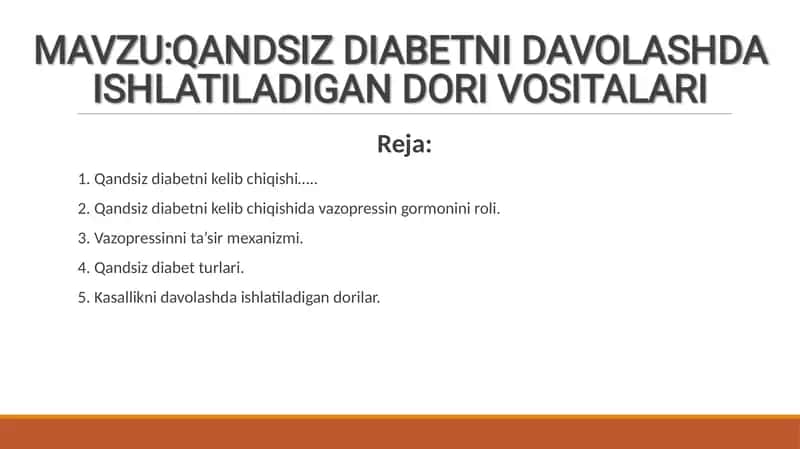 Qandsizdiabet 1